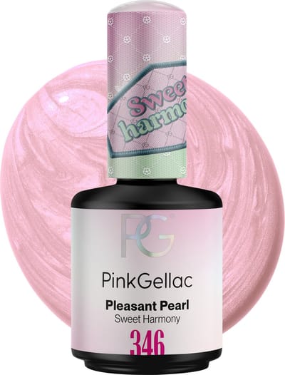 Pink Gellac Gellak - 346 Pleasant Pearl 15ml - Roze Gel Nagellak - Gellac - Gel Nagels Producten