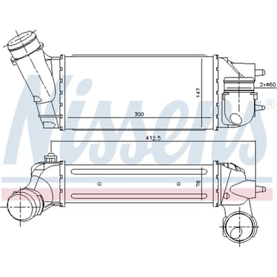 Intercooler NISSENS 96518