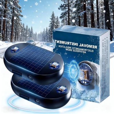 2 Stuks Moleculaire Kinetische Verwarmers voor Auto Ontdooien van Voorruit, Antivries en Sneeuwverwijderaar, Draagbare Kinetische Heater voor Auto