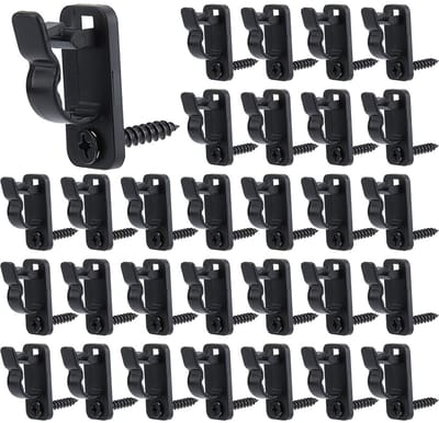 Cosensi - Dailygoods - 100 Stuks Weerbestendige Haken voor Buitenverlichting