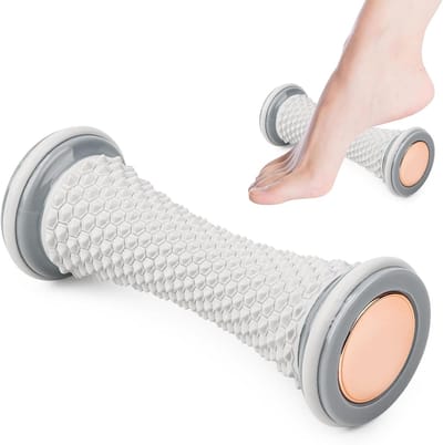 SnelShoppen - Voetmassageapparaat, Ergonomische Voetmassageroller voor Plantaire Fasciitis, Hielspoorpijn, Stressverlichting, Hoogwaardig TPR en PVC,