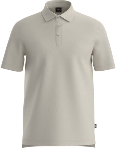 Hugo Boss poloshirt korte mouw creme