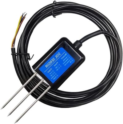 Bodemtemperatuur Vochtigheid Sensor - Grondvochtmeter Vochtsensor - Planten Bewatering - 4-20mA Uitgang - Niet gespecificeerd - Niet gespecificeerd