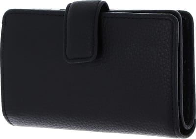 GIANNI CHIARINI Portemonnee Grain Wallet Nero Zwart