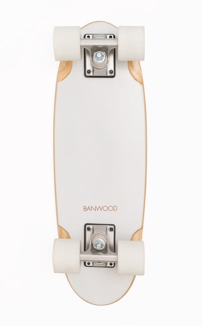 BANWOOD SKATEBOARD WHITE