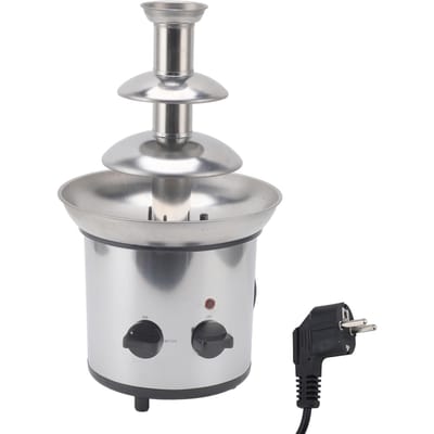 Fontaine à fondue au chocolat en acier inoxydable à 3 niveaux, fonte automatique, facile à démonter L