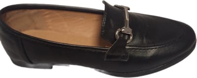 LUCKYSHOES-LOAFER-LEDERLOOK-BLACK-COLLEGESTYLE-38