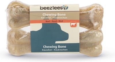 Beeztees kauwbot 14 cm 2 stuks - hondensnack - 50 - 55 gram