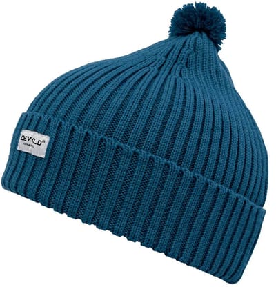 Devold Of Norway Skolma Merino Muts Blauw 54 cm Kinderen