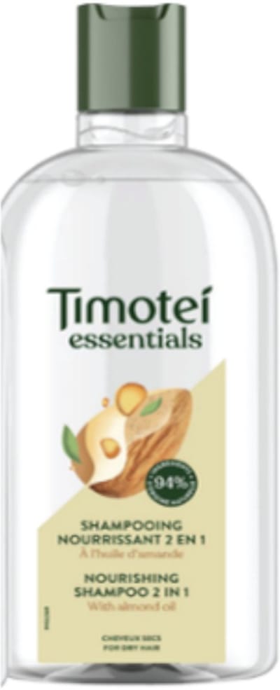 Timotei shampoo droog haar 750ML 2 In 1 amandelolie