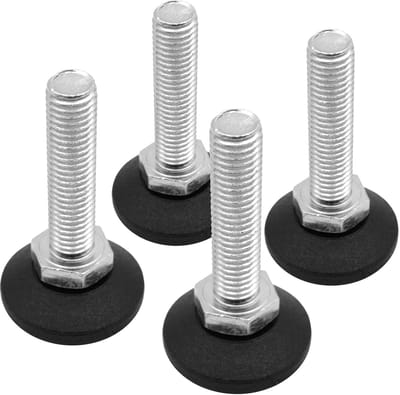 Store_8 - Verstelschroef - Draaibare Voet - Zwart - M12 x 50 mm - Ideaal voor Meubels - Tot 650 kg Draagkracht