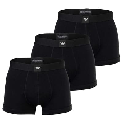 Emporio Armani Boxershorts ESSENTIAL LOGOLABEL Set van 3