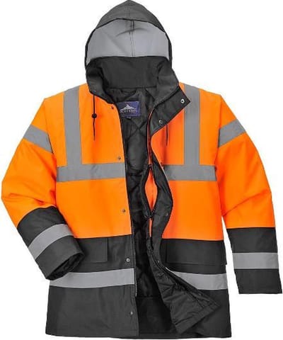 Portwest Parka Hivis S467 Orange Maat Medium