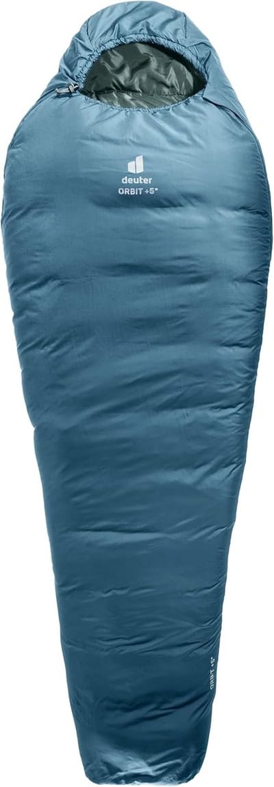 Synthetische Slaapzak - Mummie Slaapzak - Kamperen en Hiken - Gemaakt van Gerecyclede Materialen - Tot 175 cm - Atlantisch-salie