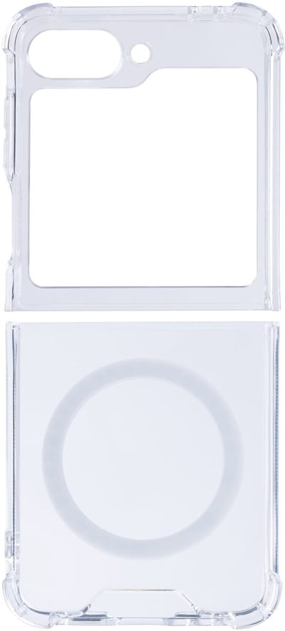Rixus Anti-Burst Case With MagSafe For Samsung Galaxy Z Flip6 Transparent