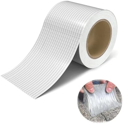 Waterdichte Butyl Tape - Reparatie Tape - 10cm x 5m - Hittebestendig Aluminiumfolie Zelfklevend - Zelfklevende Butyl - Afdichting Tape - Dak Reparatie - Duct Tape - voor dak en muur