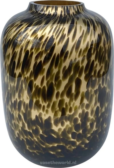 Vaas Artic S old gold Cheetah Ø21 x H29 cm