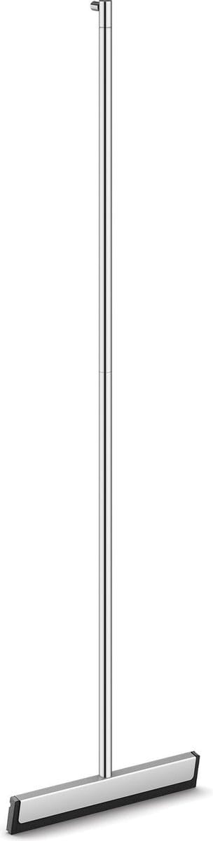 ZACK Yemo Vloerwisser - 35x125 cm - Glans RVS - Badkamer Vloertrekker met Steel