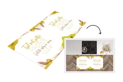 Keukenloper - Loper keuken - Quotes - Groen - 'Tijd met jullie.... liefste opa en oma' - Spreuken - 120x60 cm - Keukenloper vinyl