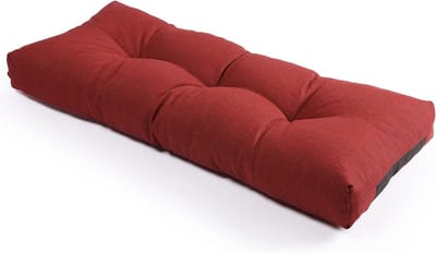 Bankkussen - Zitkussen - Buiten Zitten - Antislip Onderkant - 107 x 35 cm - Wijnrood