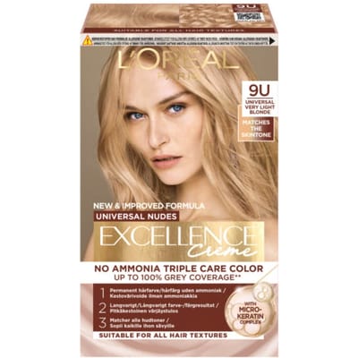 L'Oréal Paris L'Or&eacute;al Paris Excellence Universal Nudes 9U Universal Very Light Blonde 1 st