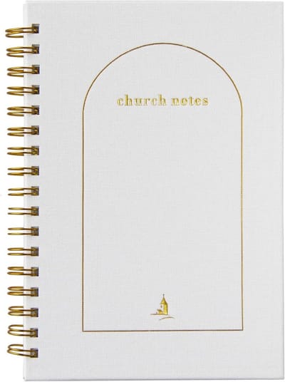 Christelijk Preek Notitieboek - Bijbel Studie Journal met Linnen Hardcover voor Notities en Spirituele Groei