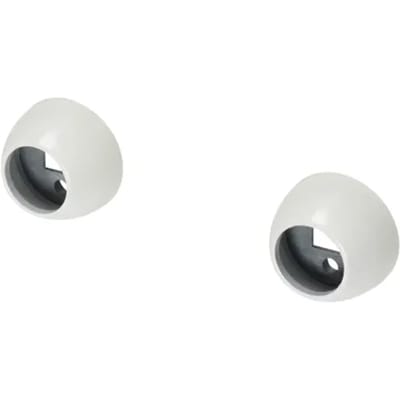 Decomode - Gordijnsteun Idd - Metaal - Off-white - Dia. 20mm - 2 Stuks
