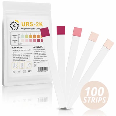 Twenty4seven® Keto Teststrips 100 Stuks - Ketose Strips voor Urine - Ketonen Test & Ketostix - Voor Afvallen en Koolhydraatarm Dieet