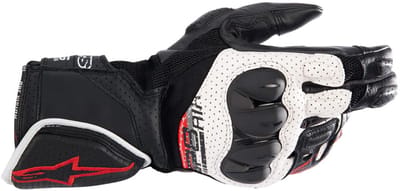 Alpinestars SP-8 V3 Air Zwart Wit Felrood Handschoenen - Handschoen