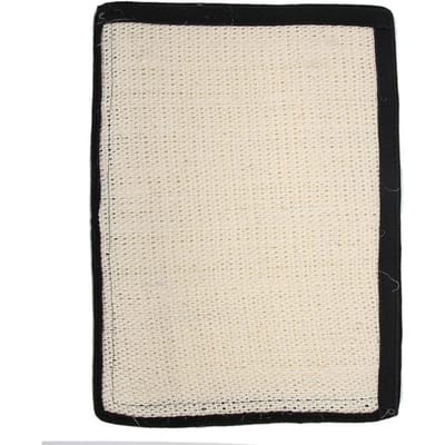 Sisal Chanvre Blanc Pied de Table pour Animal de Compagnie Griffoir Tapis Griffoir pour Canapé Griffoir Poteau à Griffer Protection Meubles blanc
