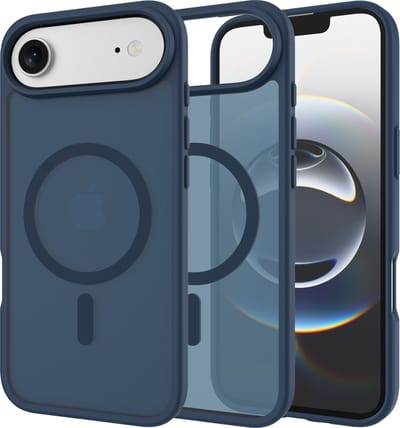 Just in Case hoesje geschikt voor iPhone Air - Compatibel met MagSafe - Military Grade Backcover - Blauw