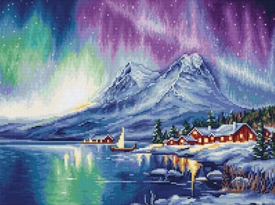 Luca-S Northern Lights borduren (pakket) B705
