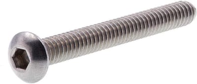Zeskant Schroeven - Inbus Schroeven - Machines Bevestigen - Inclusief Inbussleutel - 10-24 x 1-3/4 inch - Zilverkleurig