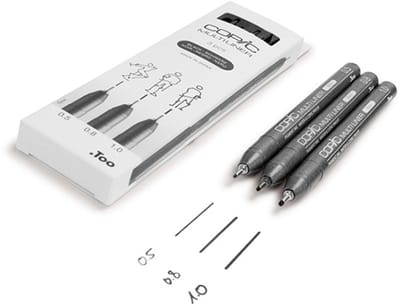 Set of liners Copic Multiliner 3 pcs – 0.5-1.0 mm