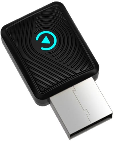 Draadloze CarPlay Adapter - Zwart: Bekabelde naar Draadloze CarPlay Converter voor Slimme Auto Connectiviteit