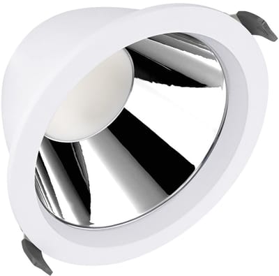 Ledvance LED Downlight Comfort Aluminium Wit 18W 2160lm 55D - 930-940 CCT | 160mm - Zaagmaat 150mm - IP44 - Beste Kleurweergave - UGR