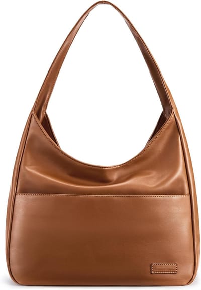 Vintage Kunstleren Handtas Dames - Grote Hobo Bag en Tote Bag voor School, Werk en Winkelen