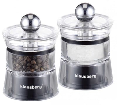 Klausberg - Peper- en Zoutmolenset - 6 cm - Keramisch Mechanisme