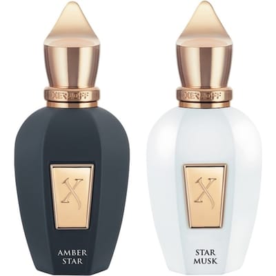 Shooting Stars Amber Star & Star Musk by Xerjoff   - Gift Set - 50 ml EDP in Amber Star + 50 ml EDP in Star Musk Both Unisex Fragrances