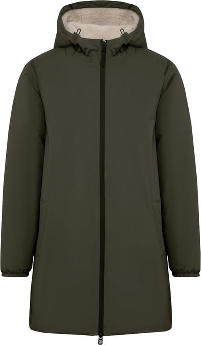 Native Spirit Duurzaam waterdicht uniseks jasje met sherpavoering NS609 - Organic khaki - 3XL