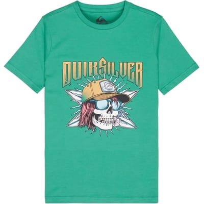 Quiksilver Sound On T-shirt Met Korte Mouwen Groen 16 Years Jongen
