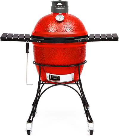 Kamado Joe Classic II – Kamado BBQ 46 cm – Keramische Houtskoolgrill met Onderstel & Zijstafels