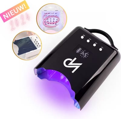 Nagellamp - 2 in 1 UV/LED lamp -Master Nagellamp - Salon Kwaliteit -oplaadbare en draadloze nagellamp - Gellak - Gelnagels - Acrylnagels - Top Coat - Matte Top coat - Led nagellamp - Uv nagellamp - Nagels - Nagellak droger - Tafellamp - Nageldroger