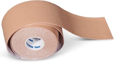 DW4Trading Kinesiotape Sporttape - Fysiotape - Waterproof - 5 cm x 5 meter - Beige Huidskleur