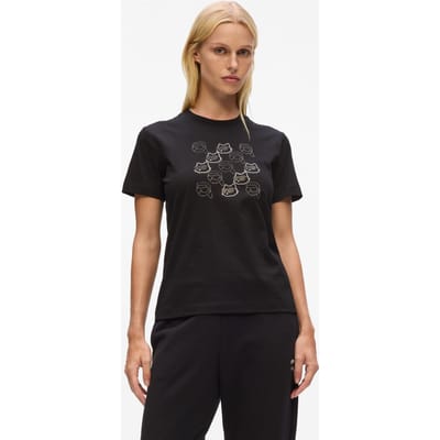 Karl Lagerfeld Ikon Seasonal Rs T-shirt Gift Black Taglia: XS | Maglie Sportivi Outlet | Donna | Nero