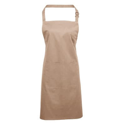 Premier Unisex Volwassenenschort met zakken (Latte)