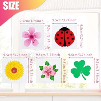 30 stuks raamvliegenvallen - Transparante plakvallen voor binnen - Effectief tegen vliegen, muggen en andere vliegende insecten - 9,5 x 9,5 cm per val