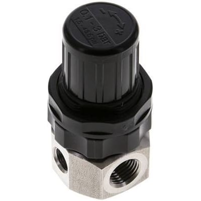 Drukregelaar G1/4'' 320l/min 0.5-3.0bar/7-44psi Roestvrij staal