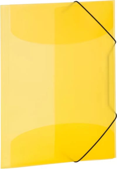 HERMA 3-flap folder - for A3 - translucent yellow