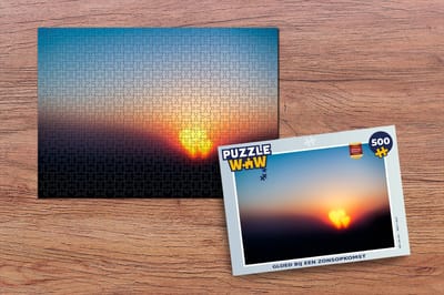 Puzzel Gloed bij een zonsopkomst - Legpuzzel - Puzzel 500 stukjes
